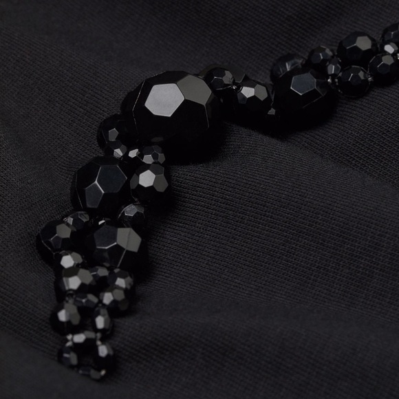 Simone rocha*HM appliquéd t-shirt, black - Picture 4 of 4